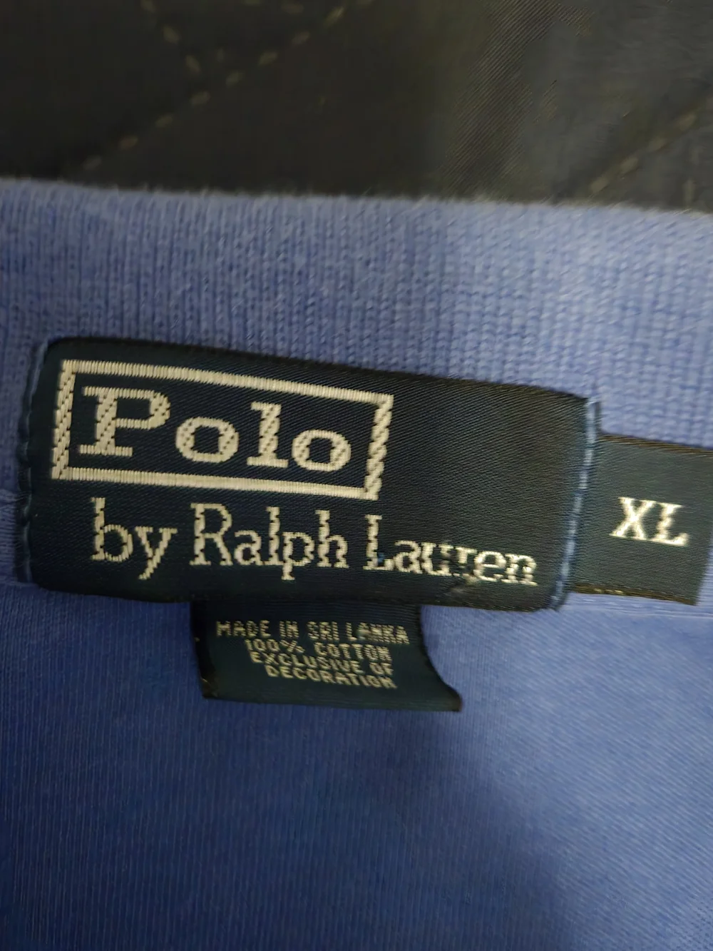Ralph Lauren Blue Polo with Red Pony Logo
